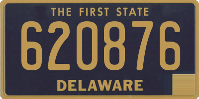 DE license plate 620876