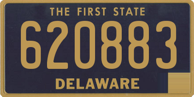 DE license plate 620883