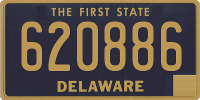 DE license plate 620886