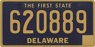 DE license plate 620889