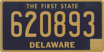 DE license plate 620893
