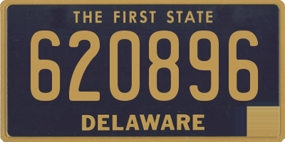 DE license plate 620896