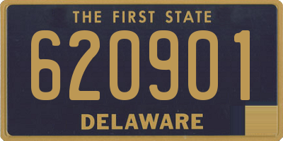 DE license plate 620901
