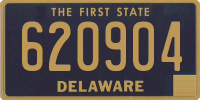 DE license plate 620904