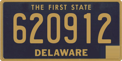 DE license plate 620912