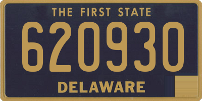 DE license plate 620930