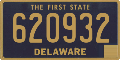 DE license plate 620932