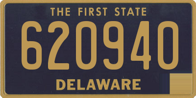 DE license plate 620940