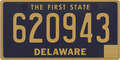 DE license plate 620943