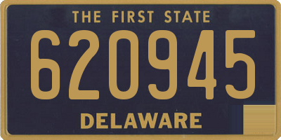 DE license plate 620945