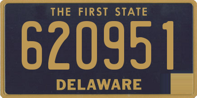 DE license plate 620951