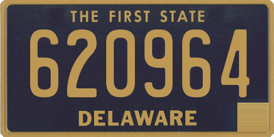 DE license plate 620964