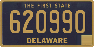 DE license plate 620990
