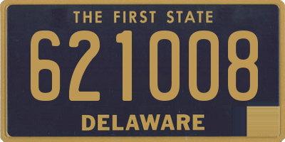 DE license plate 621008