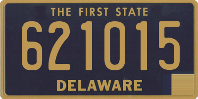 DE license plate 621015