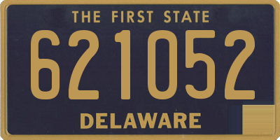 DE license plate 621052