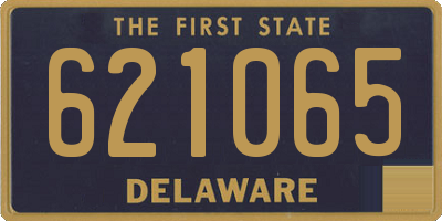 DE license plate 621065
