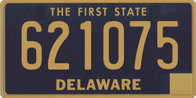 DE license plate 621075
