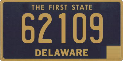 DE license plate 62109