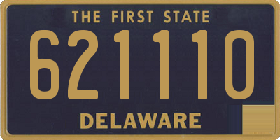 DE license plate 621110
