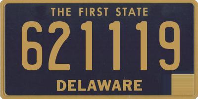 DE license plate 621119