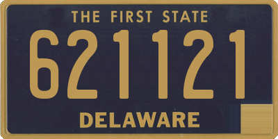 DE license plate 621121