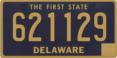 DE license plate 621129