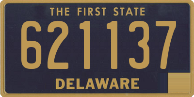 DE license plate 621137