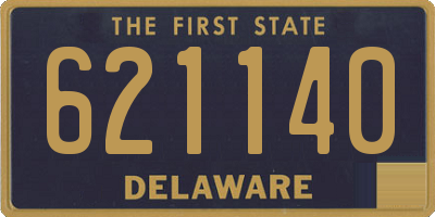 DE license plate 621140