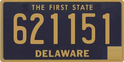DE license plate 621151