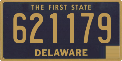 DE license plate 621179
