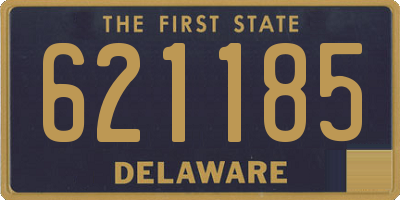 DE license plate 621185