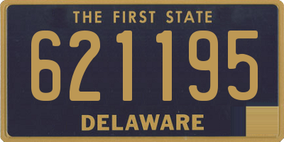 DE license plate 621195
