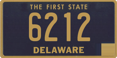 DE license plate 6212