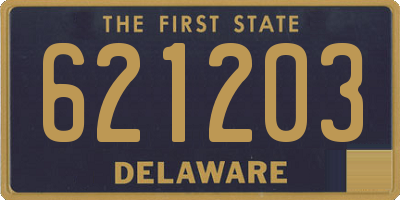 DE license plate 621203
