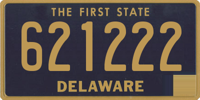 DE license plate 621222