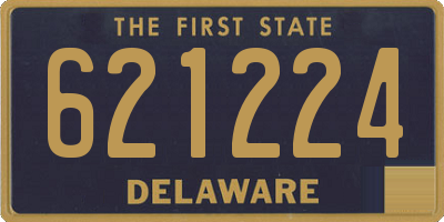 DE license plate 621224
