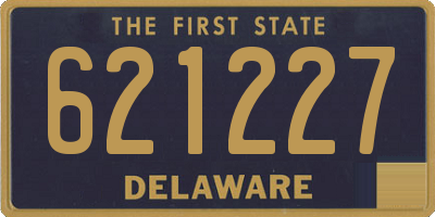 DE license plate 621227