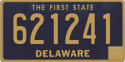 DE license plate 621241