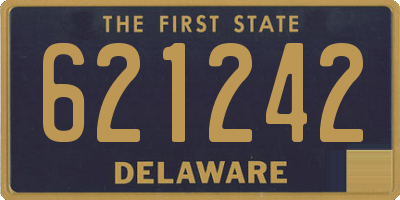 DE license plate 621242