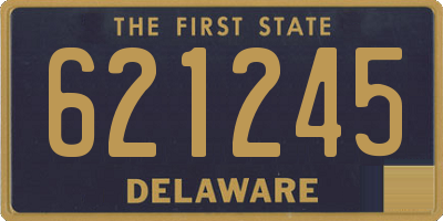 DE license plate 621245