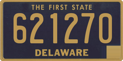 DE license plate 621270