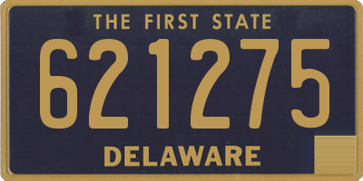 DE license plate 621275