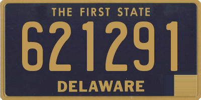 DE license plate 621291