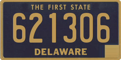 DE license plate 621306