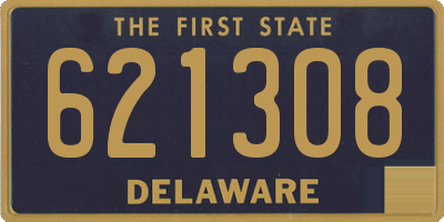 DE license plate 621308