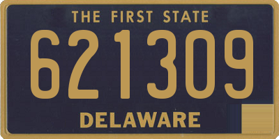DE license plate 621309
