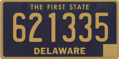DE license plate 621335