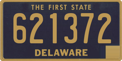 DE license plate 621372