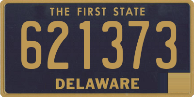 DE license plate 621373